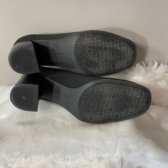 Adrienne VITTADINI Black Block Heels 
Size 9 1/2 M - Picture 7 of 8